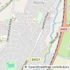 Map of Abergavenny