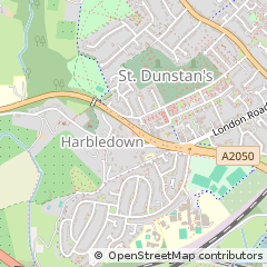 Map of Canterbury