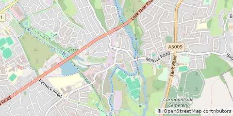 Map of Stoke-on-Trent