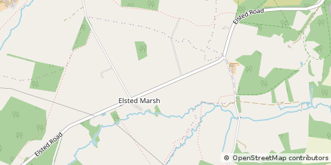 Map of Elsted, Midhurst West Sussex