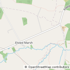 Map of Elsted, Midhurst West Sussex