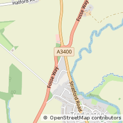 Map of Shipston-on-Stour, Warwickshire