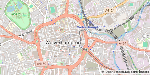 Map of West Midlands