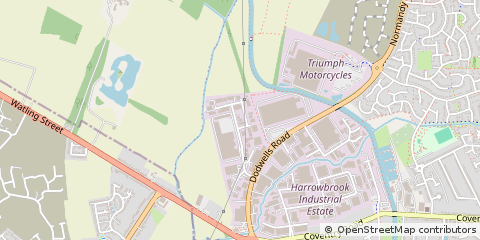 Map of Hinckley, Leicestershire