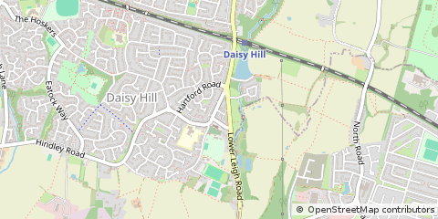 Map of Bolton, Lancashire