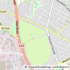 Map of Newcastle Under Lyme, Staffs