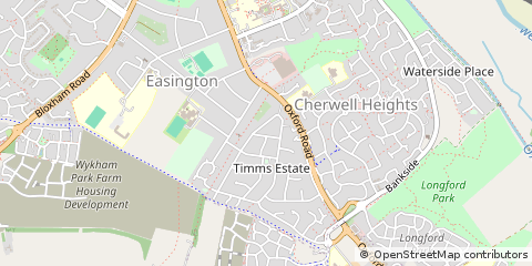 Map of Banbury
