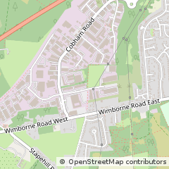 Map of Wimborne