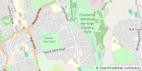 Map of Stoke-on-Trent, Staffordshire