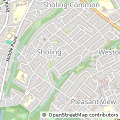 Map of Southampton, Hampshire
