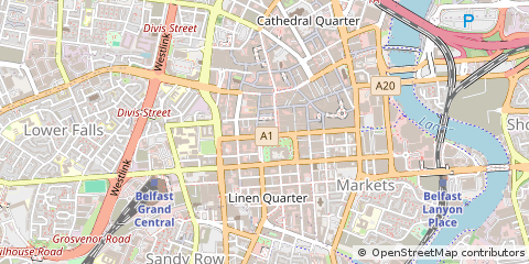 Map of Belfast