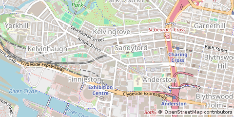 Map of Glasgow