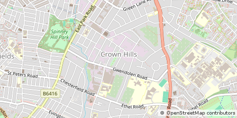 Map of Leicester