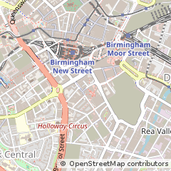 Map of Birmingham, West Midlands