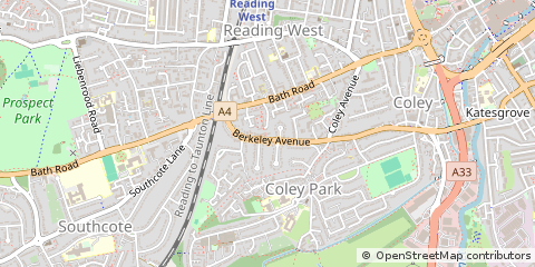 Map of Reading