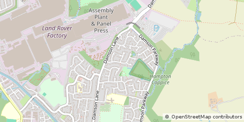 Map of Solihull