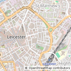 Map of Leicester