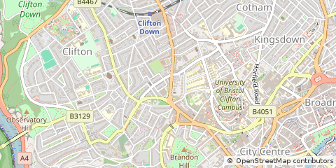 Map of Bristol