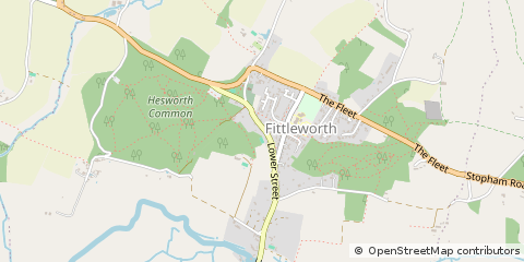 Map of Pulborough, West Sussex