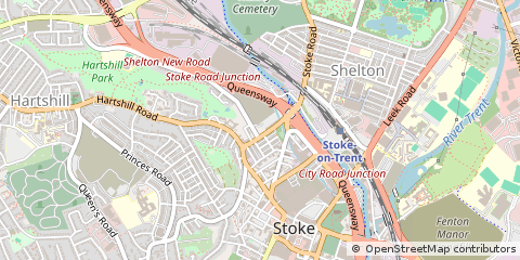 Map of Staffs