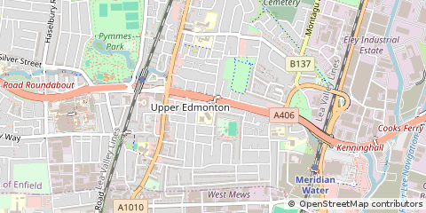 Map of London, Enfield
