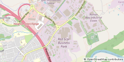 Map of Preston