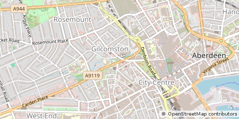 Map of Aberdeen