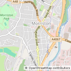 Map of Swansea