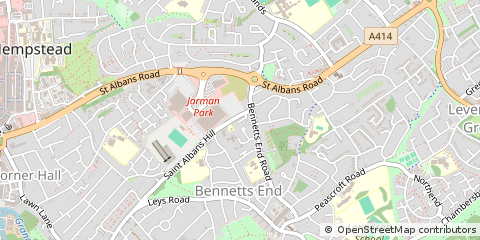 Map of Hertfordshire