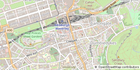 Map of Edinburgh