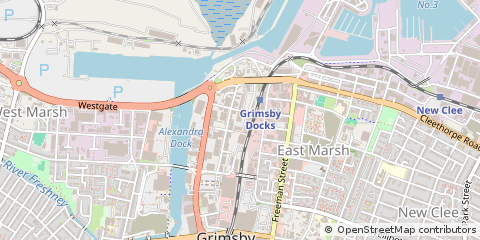 Map of Grimsby