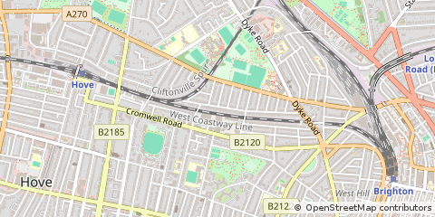 Map of Hove