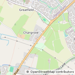 Map of Cheltenham, Gloucestershire