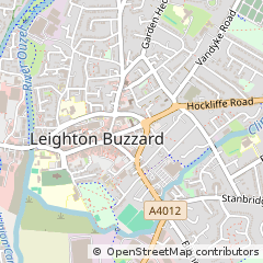 Map of Leighton Buzzard, Bedfordshire