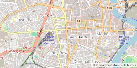 Map of Belfast