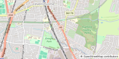 Map of Manchester