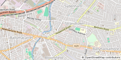 Map of Belfast