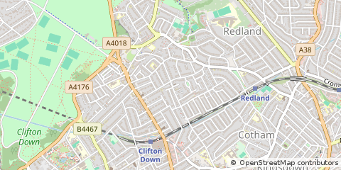Map of Bristol