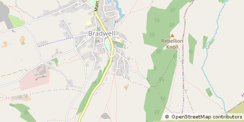 Map of Hope Valley, Derbyshire
