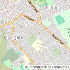 Map of Rotherham
