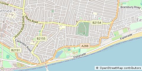 Map of Southsea