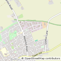 Map of Alcester, Warwickshire