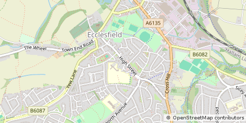 Map of Sheffield