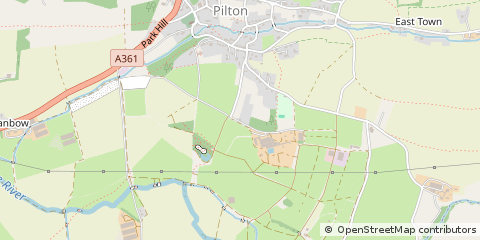 Map of Shepton Mallet, Somerset
