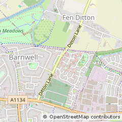 Map of Cambridge, Cambridgeshire