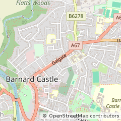 Map of Co.durham, Co Durham