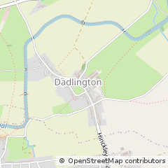 Map of Nuneaton, Warwickshire