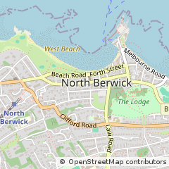 Map of North Berwick, East Lothian