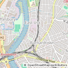 Map of Newport, South Wales