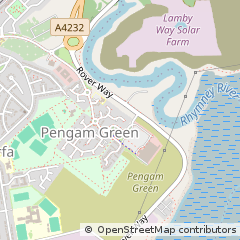 Map of Cardiff